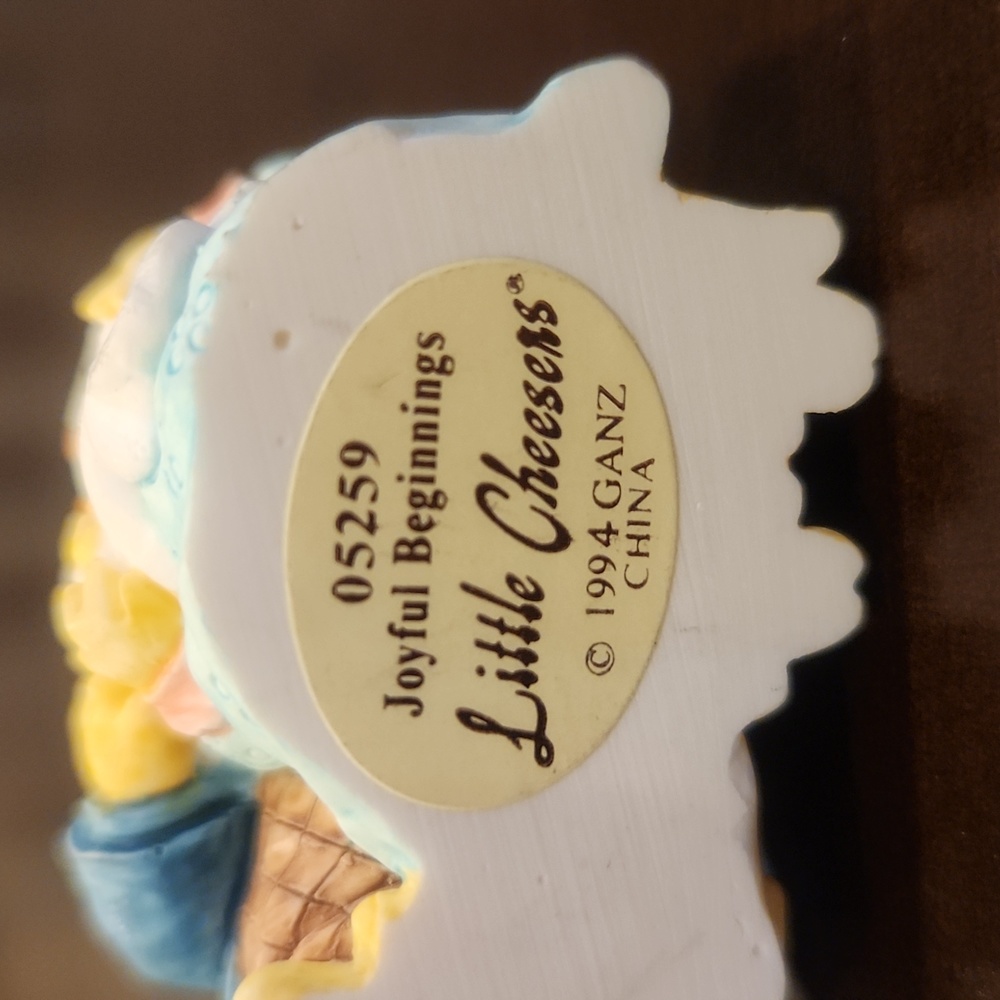 Ganz Little Cheesers Joyful Beginnings Figurine, 1994 - Picture 5 of 5
